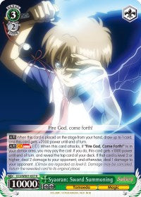 Syaoran: Sword Summoning (CCS/WX01-037 R) - Cardcaptor Sakura: Clear Card