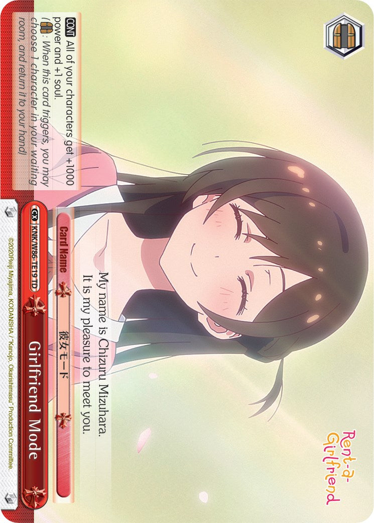 Girlfriend Mode (KNK/W86-TE19 TD) - Rent-A-Girlfriend