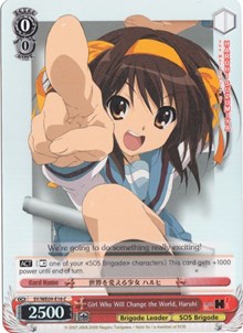 Girl Who Will Change the World, Haruhi (Foil) (SY/WE09-E16) - The Melancholy of Haruhi Suzumiya Extra Booster