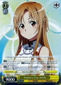 Asuna's Coy Smile (SAO/S26-E011 U) - Sword Art Online Vol.2