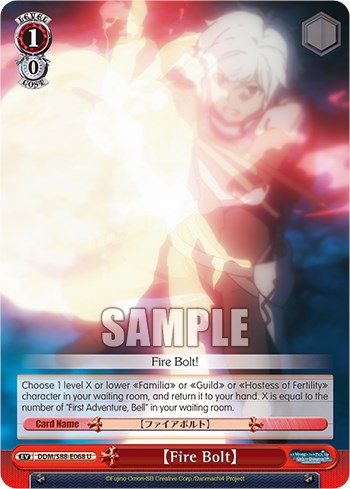Fire Bolt (DDM/S88-E068 U) - Is it Wrong to Try to Pick Up Girls in a Dungeon?