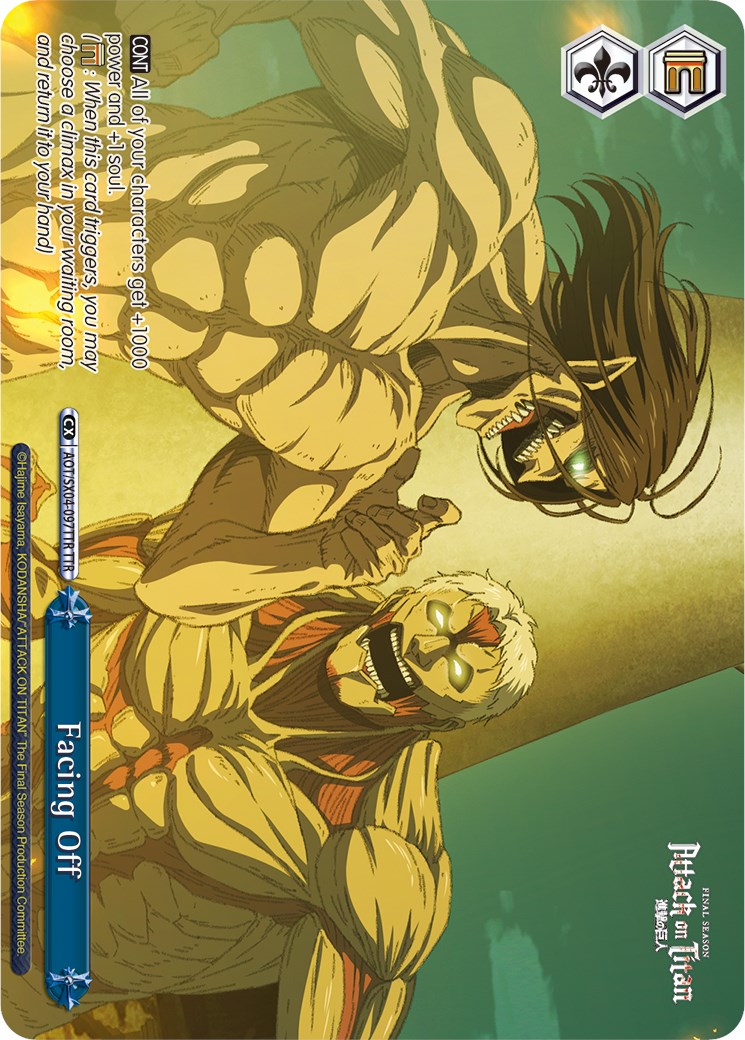 Facing Off (TTR) (AOT/SX04-097TTR TTR) - Attack On Titan: Final Season