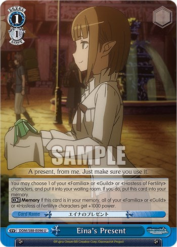 Eina's Present (DDM/S88-E096 U) - Is it Wrong to Try to Pick Up Girls in a Dungeon?