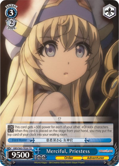 Merciful, Priestess (GBS/S63-TE20 TD) - Goblin Slayer