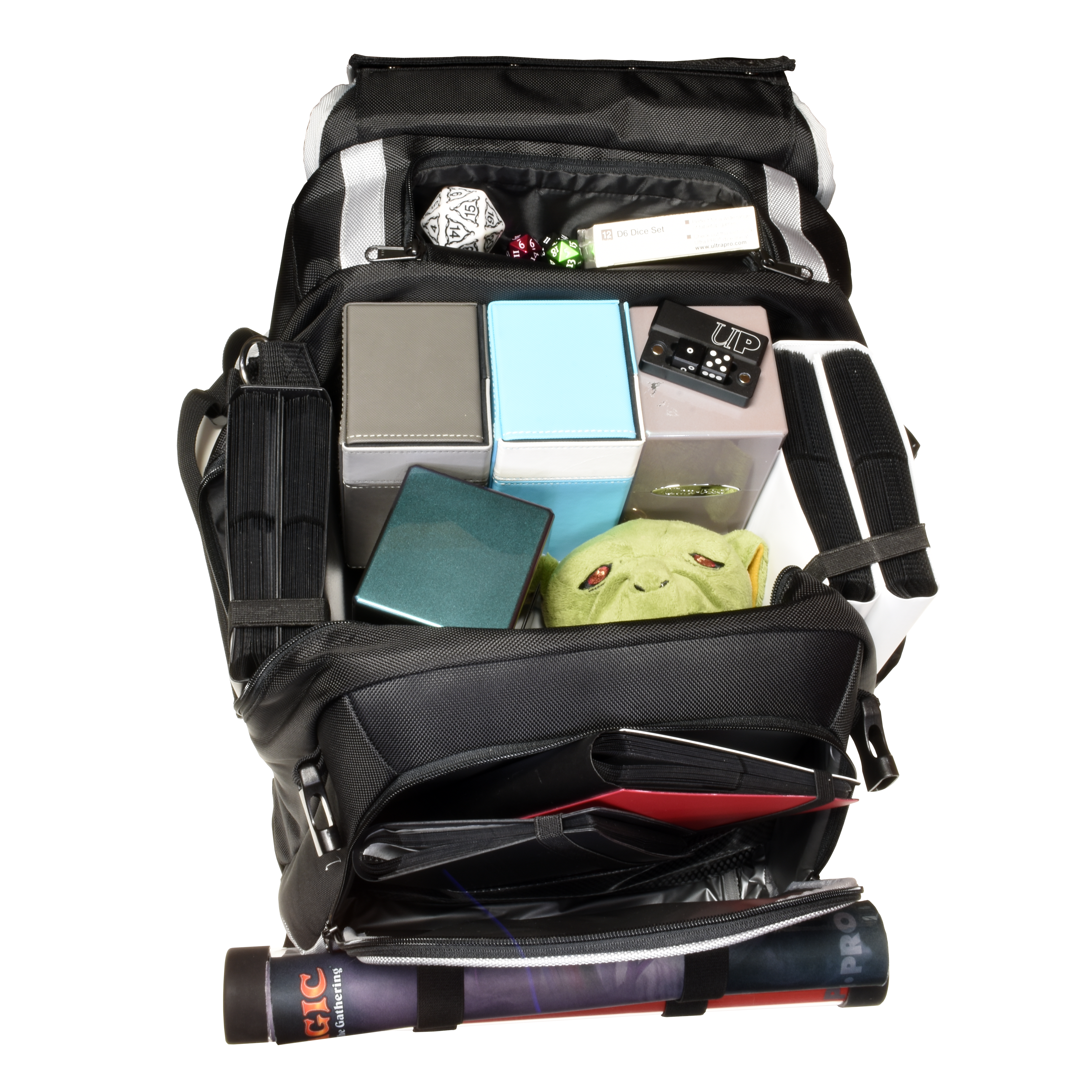 Ultra PRO: Citadel Backpack - Black (Silver Trim)