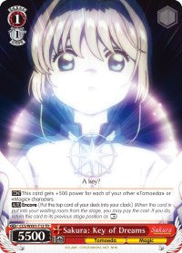 Sakura: Key of Dreams (CCS/WX01-T12 TD) - Cardcaptor Sakura: Clear Card