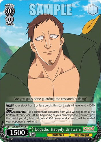 Dogedo: Happily Unaware (SDS/SX05-045 C) - The Seven Deadly Sins: Revival of The Commandments