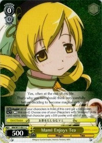 Mami Enjoys Tea (MM/W17-E011 C) - Puella Magi Madoka Magica