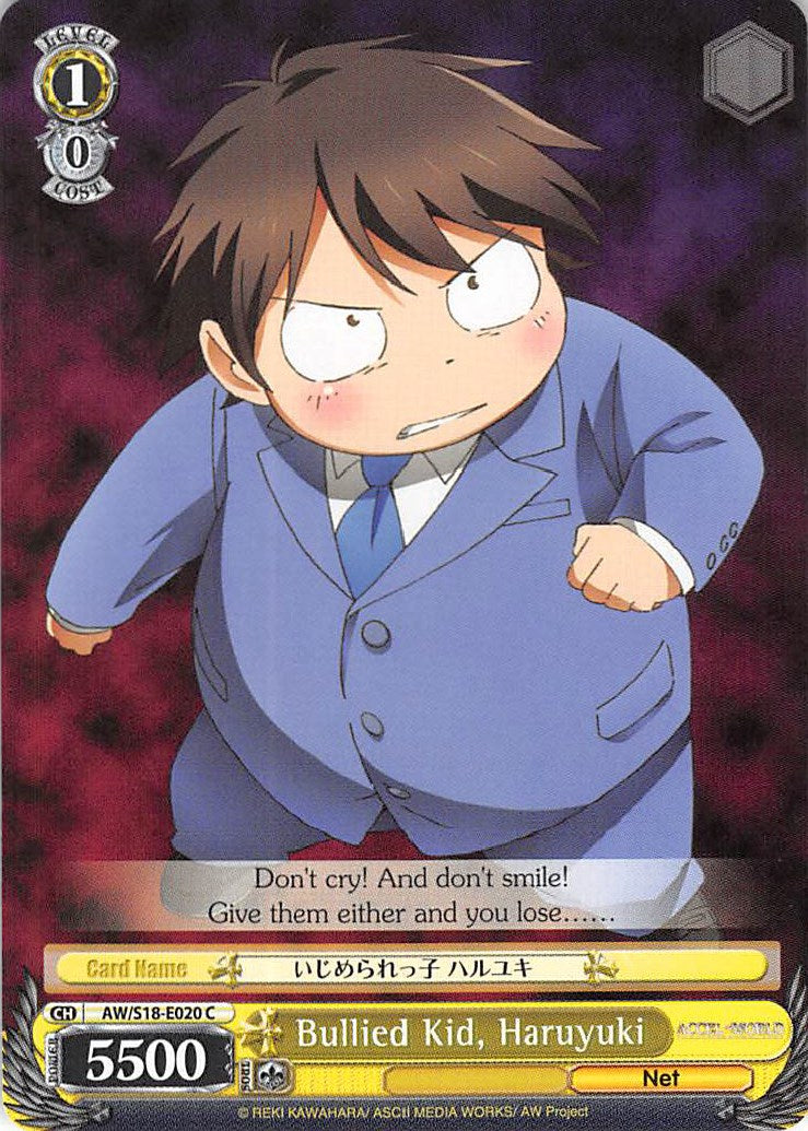Bullied Kid, Haruyuki (AW/S18-E020 C) - Accel World
