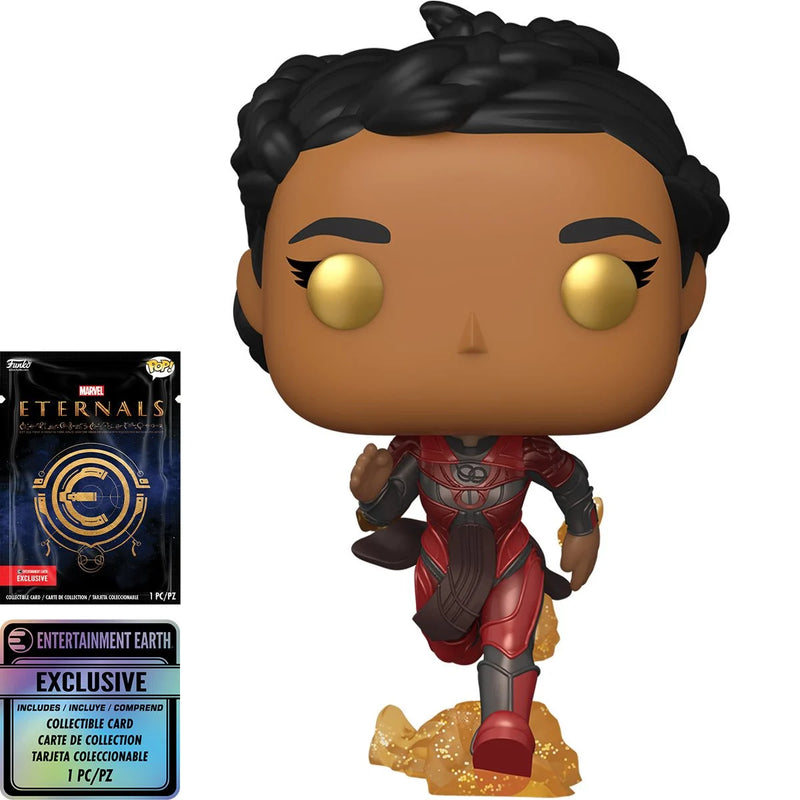 Funko Pop! Eternals - Makkari with Collectible Card - Entertainment Earth Exclusive