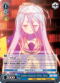 Sudden Surprise Strike, Shiro (NGL/S58-E089 U) - No Game No Life