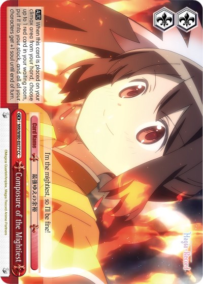 Composure of the Mightiest (MR/W80-E077 CC) - Magia Record: Puella Magi Madoka Magica [Side Story] (Anime)