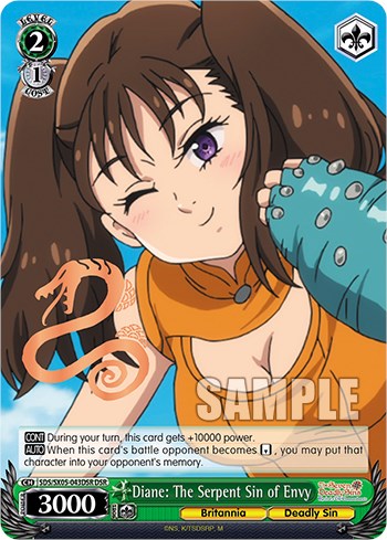 Diane: The Serpent Sin of Envy (DSR) (SDS/SX05-043DSR DSR) - The Seven Deadly Sins: Revival of The Commandments