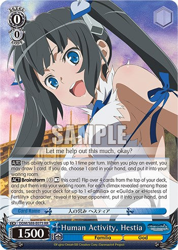 Human Activity, Hestia (DDM/S88-E075 RR) - Is it Wrong to Try to Pick Up Girls in a Dungeon?
