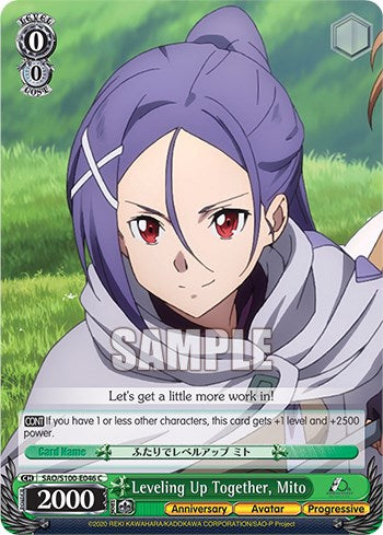 Leveling Up Together, Mito (SAO/S100-E046 C) - Sword Art Online Animation 10th Anniversary