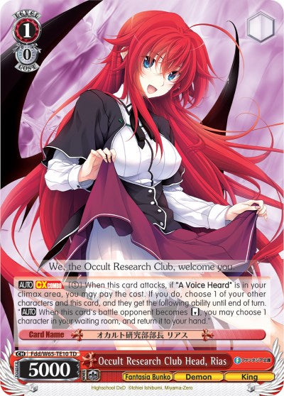Occult Research Club Head, Rias (Fdd/W65-TE10 TD) - Fujimi Fantasia Bunko