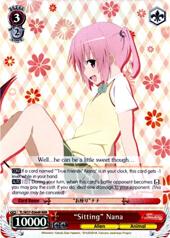 "Sitting" Nana (TL/W37-E064R RRR) [To Loveru Darkness 2nd]