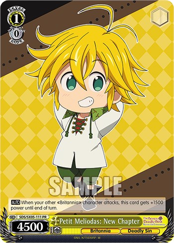 Petit Meliodas: New Chapter (SDS/SX05-111 PR) - The Seven Deadly Sins: Revival of The Commandments
