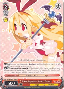 Likes Superhero Shows, Flonne (DG/EN-S03-E097 R) - Disgaea