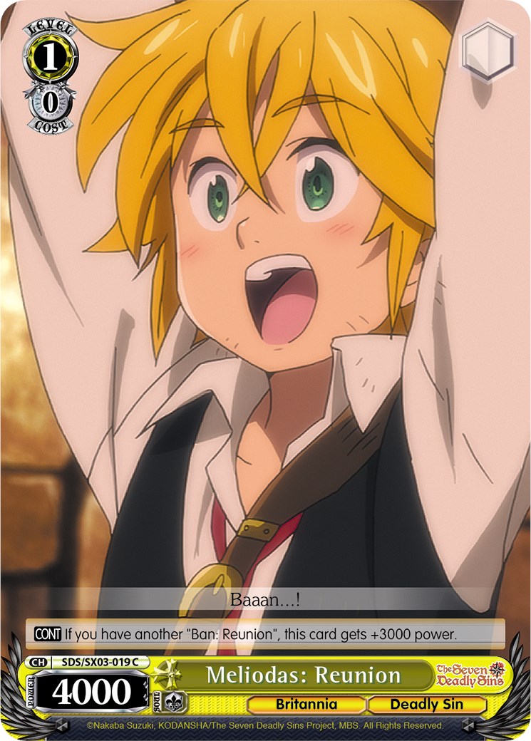 Meliodas: Reunion (SDS/SX03-019 C) - The Seven Deadly Sins