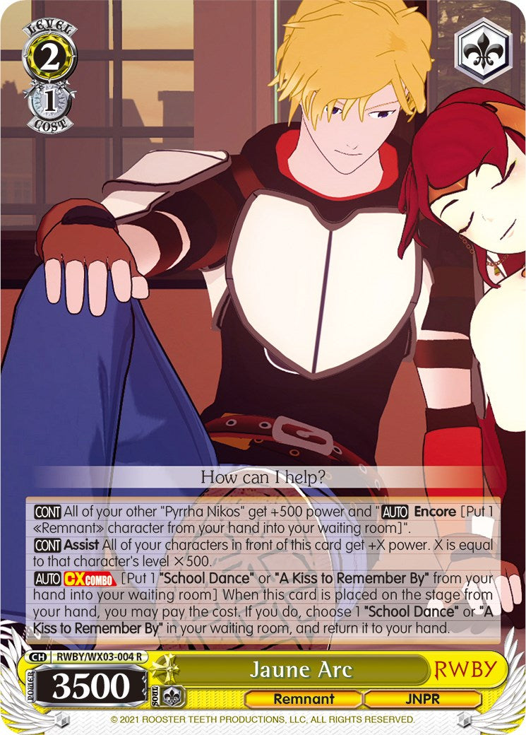 Jaune Arc (RWBY/WX03-004 R) - RWBY