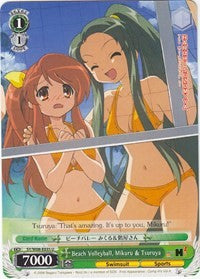 Beach Volleyball, Mikuru & Tsuruya (SY/W08-E035 U) - The Melancholy of Haruhi Suzumiya