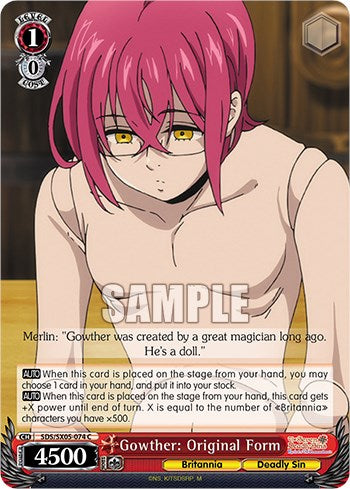 Gowther: Original Form (SDS/SX05-074 C) - The Seven Deadly Sins: Revival of The Commandments