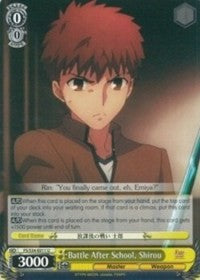 Battle After School, Shirou (FS/S34-E011 U) - Fate/stay night [Unlimited Blade Works]