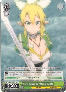 Simultaneous Attack, Leafa (SAO/SE26-E14 C) - Sword Art Online II Vol.2