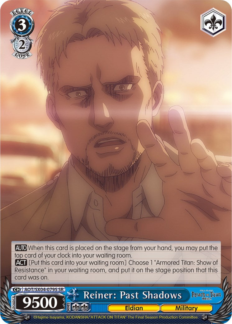 Reiner: Past Shadows (SR) (AOT/SX04-079S SR) - Attack On Titan: Final Season