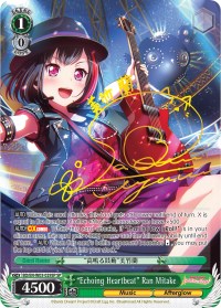 "Echoing Heartbeat" Ran Mitake (BD/EN-W03-029SP SP) [BanG Dream! Girls Band Party! MULTI LIVE]