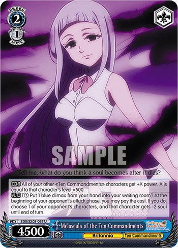 Melascula of the Ten Commandments (SDS/SX05-095 U) - The Seven Deadly Sins: Revival of The Commandments