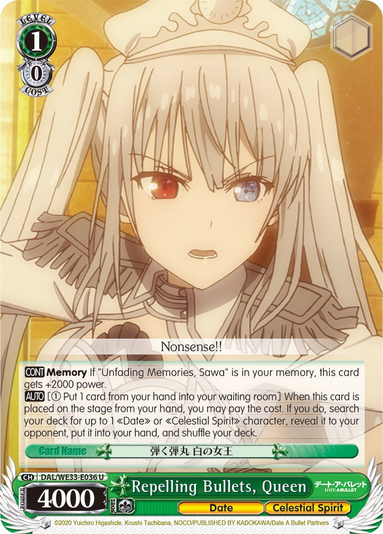 Repelling Bullets, Queen (DAL/WE33-E036 U) - Date A Bullet