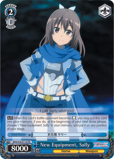 New Equipment, Sally (BFR/S78-E114 PR) - BOFURI: I Don't Want to Get Hurt, so I'll Max Out My Defense