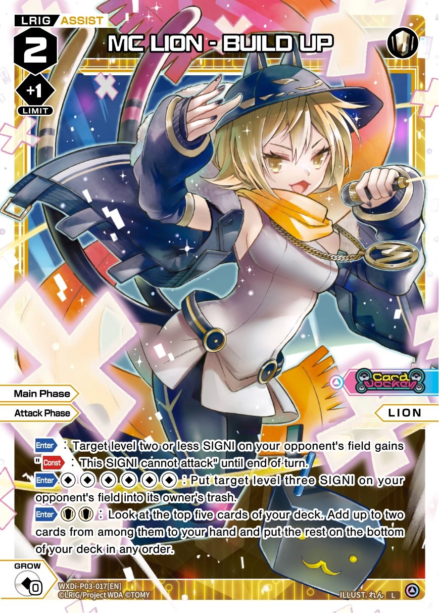 MC LION - BUILD UP (WXDi-P03-017) [Standup Diva]