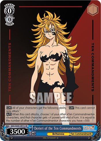 Derieri of the Ten Commandments (SR) (SDS/SX05-091S SR) - The Seven Deadly Sins: Revival of The Commandments