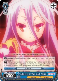 Adolescent War God, Shiro (NGL/S58-E085 R) - No Game No Life