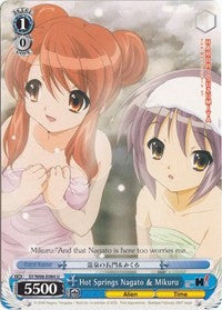 Hot Springs Nagato & Mikuru (SY/W08-E084 U) - The Melancholy of Haruhi Suzumiya