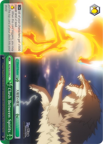 Clash Between Spirits (Parallel Foil) (RZ/SE35-E42 C) - Re:ZERO: The Frozen Bond