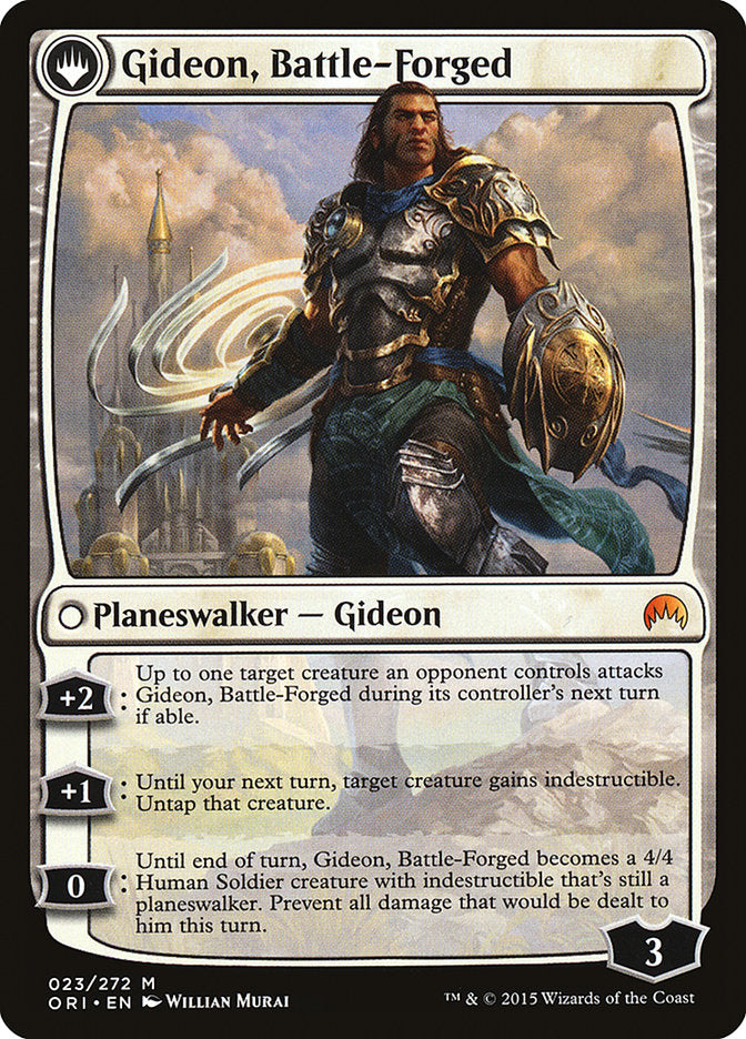 Kytheon, Hero of Akros // Gideon, Battle-Forged (ORI-023) - Magic Origins: (originpwdfc)
