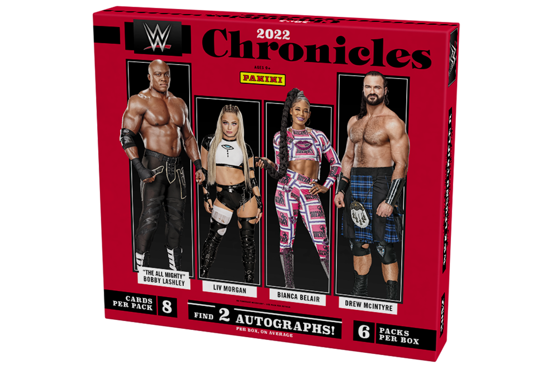 2022 Panini Chronicles WWE 8-Pack Hobby Box