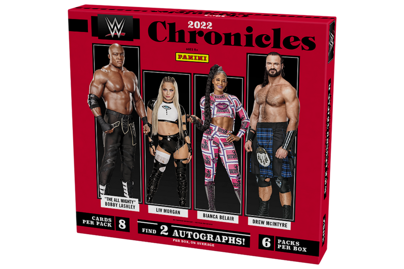 2022 Panini Chronicles WWE 8-Pack Hobby Box