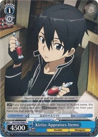 Kirito Appraises Items (SAO/S20-E086 U) - Sword Art Online