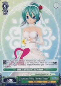 Hatsune Miku "White Dress" (PD/S29-E030 R) - Hatsune Miku: Project DIVA F 2nd