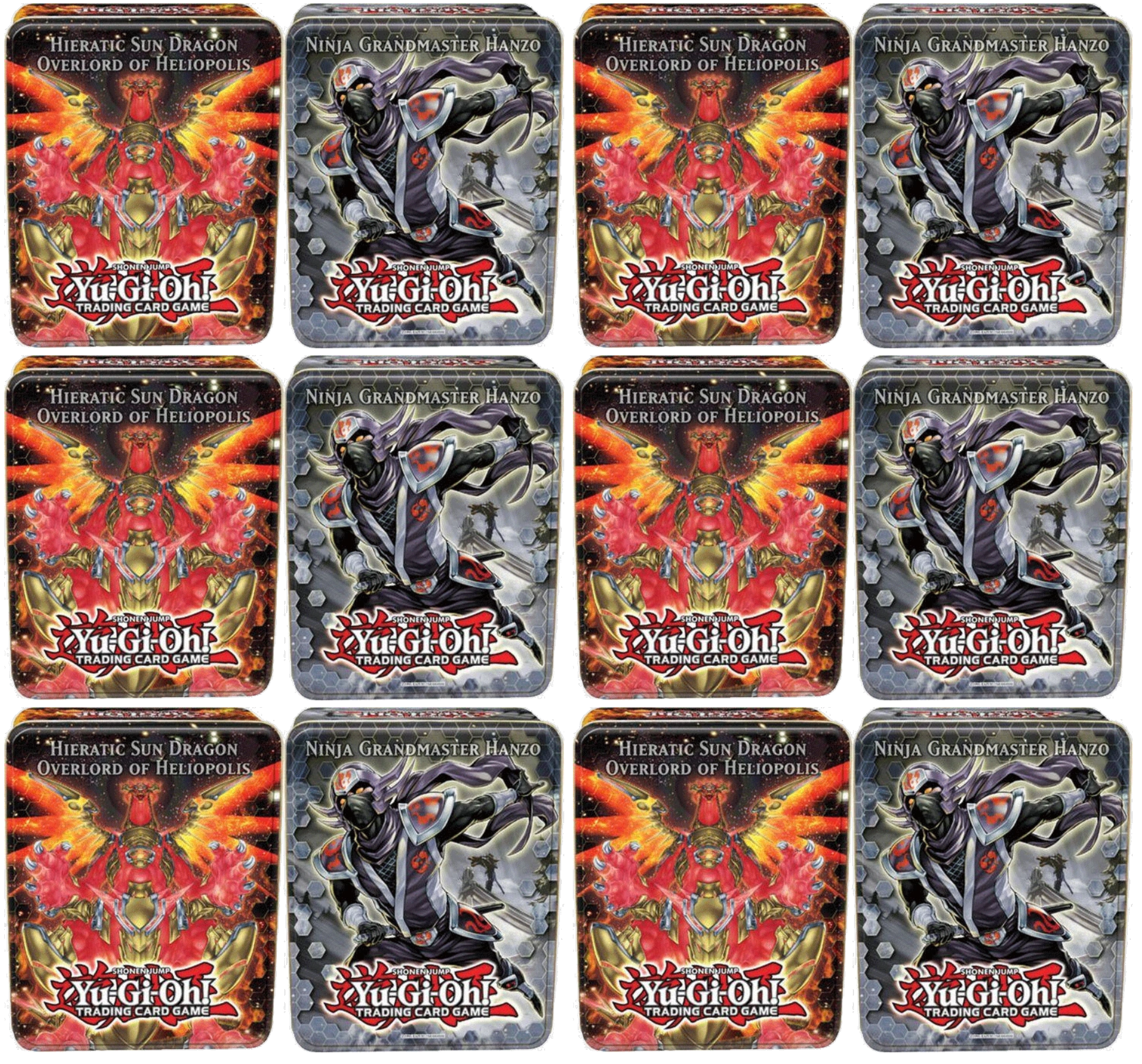 Collector's Tin Display (Hieratic Sun Dragon Overlord of Heliopolis & Ninja Grandmaster Hanzo)