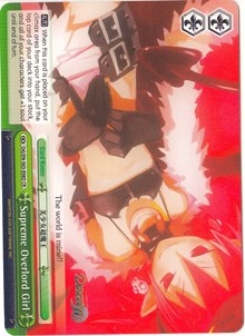 Supreme Overlord Girl (DG/EN-S03-E085 CR) - Disgaea