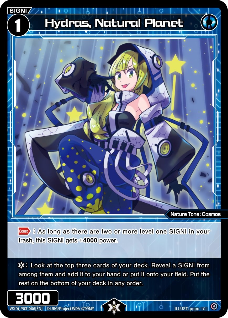 Hydras, Natural Planet (WXDi-P03-066) [Standup Diva]