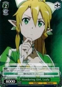 Wondering Girl, Leafa (SAO/S26-E030 U) [Sword Art Online Vol.2]