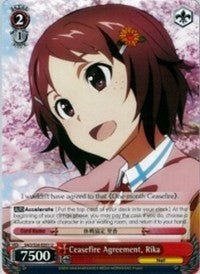 Ceasefire Agreement, Rika (SAO/S26-E051 U) - Sword Art Online Vol.2