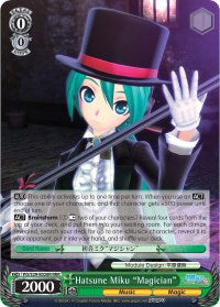 Hatsune Miku "Magician" (RRR) (PD/S29-E028R RRR) - Hatsune Miku: Project DIVA F 2nd